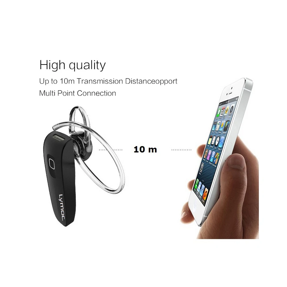 Спортивная Беспроводная Bluetooth гарнитура LYMOC 3 шт./лот B1 для режима свободные руки