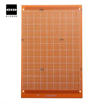

New Arrival PCB Prototyping Printed Circuit Board Breadboard Prototype Stripboard 12x18cm easy reference of individual holes