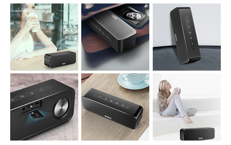 Mifa a20 bluetooth alto falante de metal