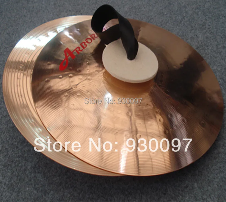 Hand made Marching Cymbal,FJB 400 MARCHING CYMBA,B8 alloy MARCHING
