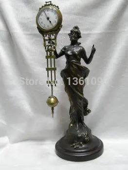 

xd 00218 Wonderful attractive Copper Belle Swing Machine Clock
