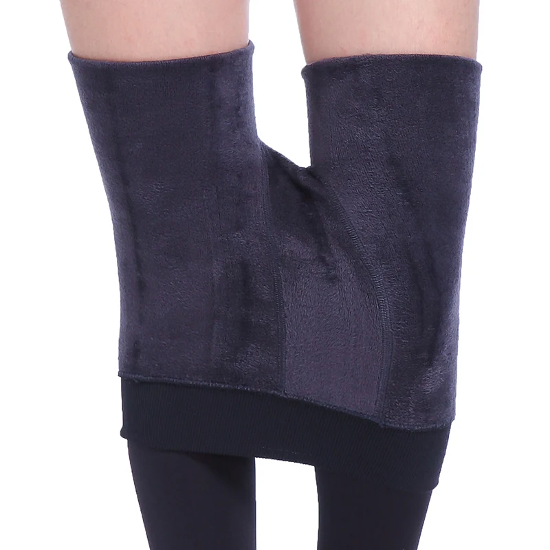 fabletics leggings Autumn Winter Fashion Explosion Model Plus Thick Velvet Warm Seamlessly Integrated Inverted Cashmere Leggings Warm Pants workout leggings