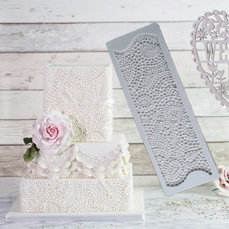 

Ornate Pearl Mould Fondant Cake Decorating Tools Silicone Molds Sugarcrafts Chocolate Baking Tools for Cakes Gumpaste Fimo