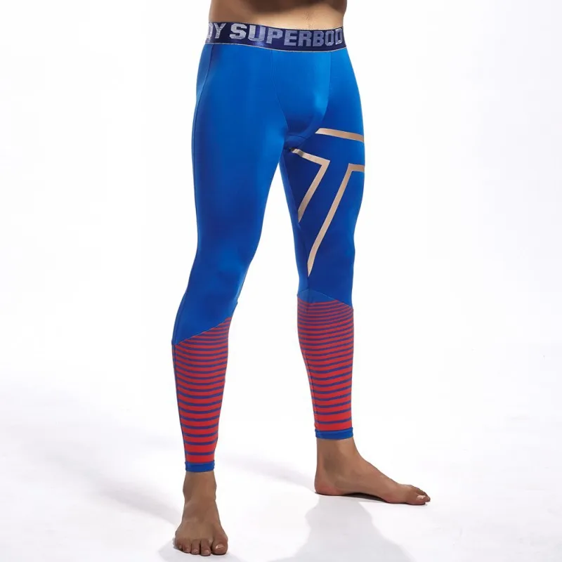 

Brand men long johns mens warm pants Thermal Underwear Bottoms fashion warmth print sexy underwear tight legging size XXL