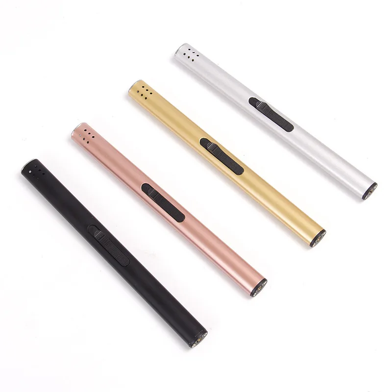 

Creative Small Cigarette Lighter Super Lighter Men's Long Open Flame Fire Scented Candle Gas Stove