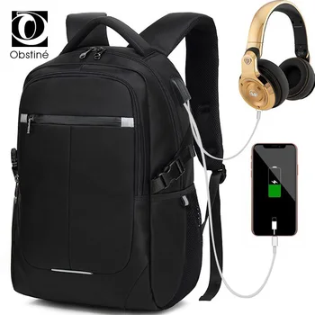 

Business Backpack Male Usb Charger Anti Theft Backpacks for Men Black 15.6 Inch Laptop Bagpack Women Large Back Pack for Travel