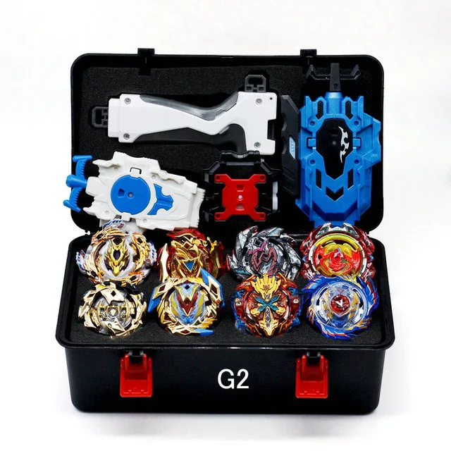 Горячая Распродажа Beyblade Burst Box спортивный стартер Zeno Excalibur B-122 B121 B120 B117 с пусковым устройством и розничной коробкой подарки для детей - Цвет: G2