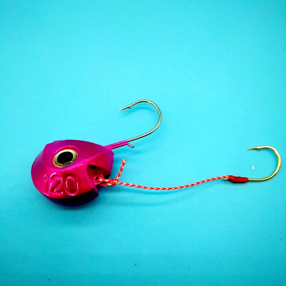 HOOFISH 1 шт./лот свинцовый рыболовный крючок 140 г/120 г/100 г/80 г/60 г/40 г свинцовая головка