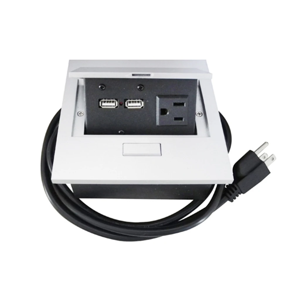 

American Standard power Tabletop socket /hidden/ Damping spring open /Office conference room USB charging desktop socket /A25