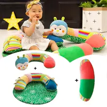 New Cartoon Baby Learning Sitting Chair Infant Safe Baby Seat Sofa Safety Protective Chair Caterpillar Plush Sofa Floor Crib