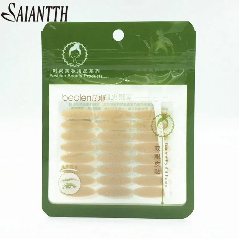

SAIANTTH Double eyelid stickers free glue lace olive eyelid Paste invisible mesh women beauty makeup stikers eyelid tap beauty