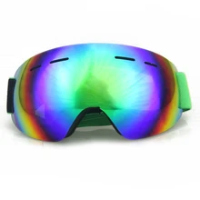 Безрамное Профессиональный Сноуборд Снегоход Лыжные Очки Анти-Туман УФ Дважды Объектива Мужчины Женщины Очки