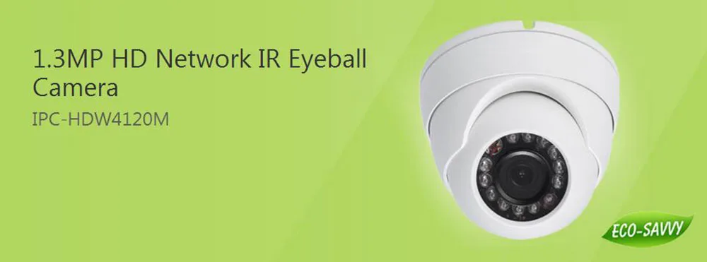 Free Shipping DAHUA 1 3MP HD Network IE Eyeball Camera Waterproof IP67 Original English Version without
