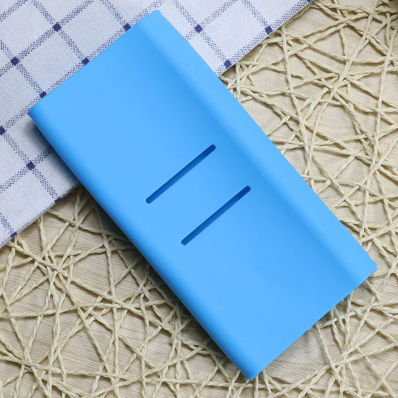 Силиконовый чехол для Xiaomi power Bank защитный чехол 20000 мАч 2C power Bank поколение резиновый защитный чехол s