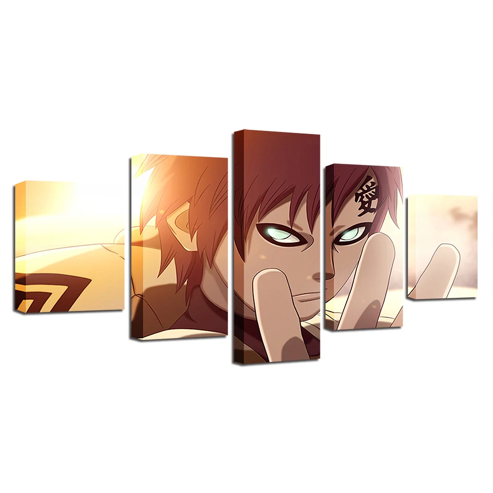 Waliicorners Modern Painting Pictures Decoration Cuadros Canvas Modular 5 Panel Naruto Character Art Framework Wall Poster For Living Room 9 HTB1tO7delKw3KVjSZTEq6AuRpXaA