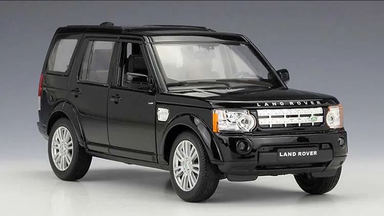 WELLY Diecast 1:24 классический сплав модель автомобиля Land Range Rover Discovery 4 внедорожный Металлический Игрушечный Автомобиль для детей подарки