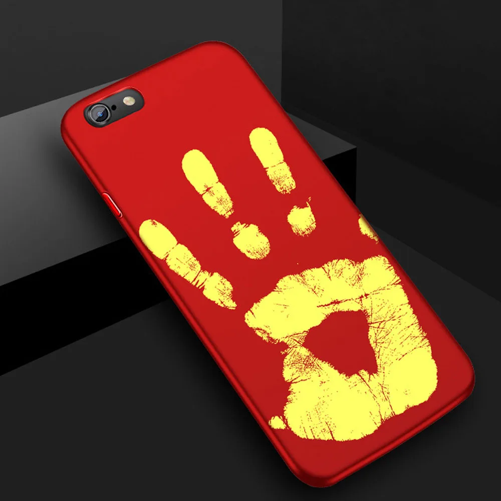 Heat Sensitive Mobile Phone Case Cold Thermal Fluorescent Case Color
