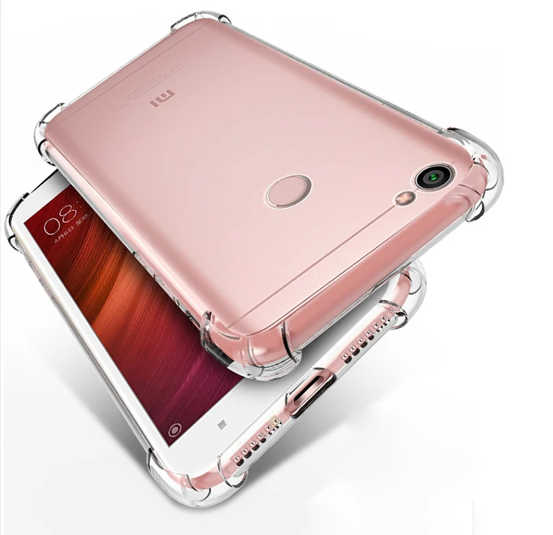 Transparent silicone case xiaomi redmi note 5a (2)