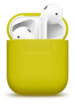 

Stand case for Apple AirPods Yellow