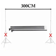 Photo Studio Black Aluminum 3M Backgrounds Cross Bar Photography Background Backdrops Crossbar Fondos De Estudio Fotografia