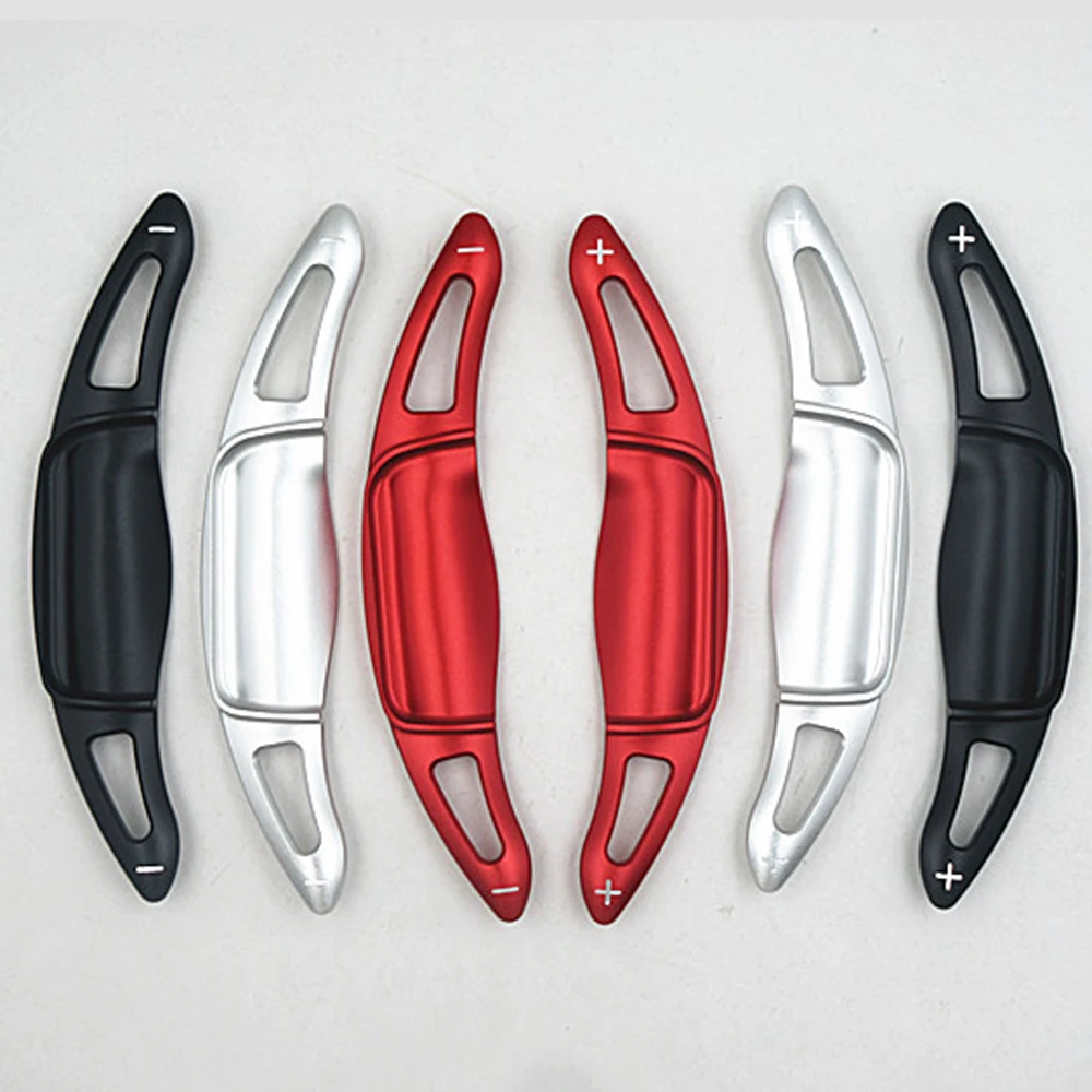 Accessories Shift Shifter Paddle Steering Wheel DSG Modified Cover For Toyota Camry 2018 2019 Styling Sticker Aluminum |
