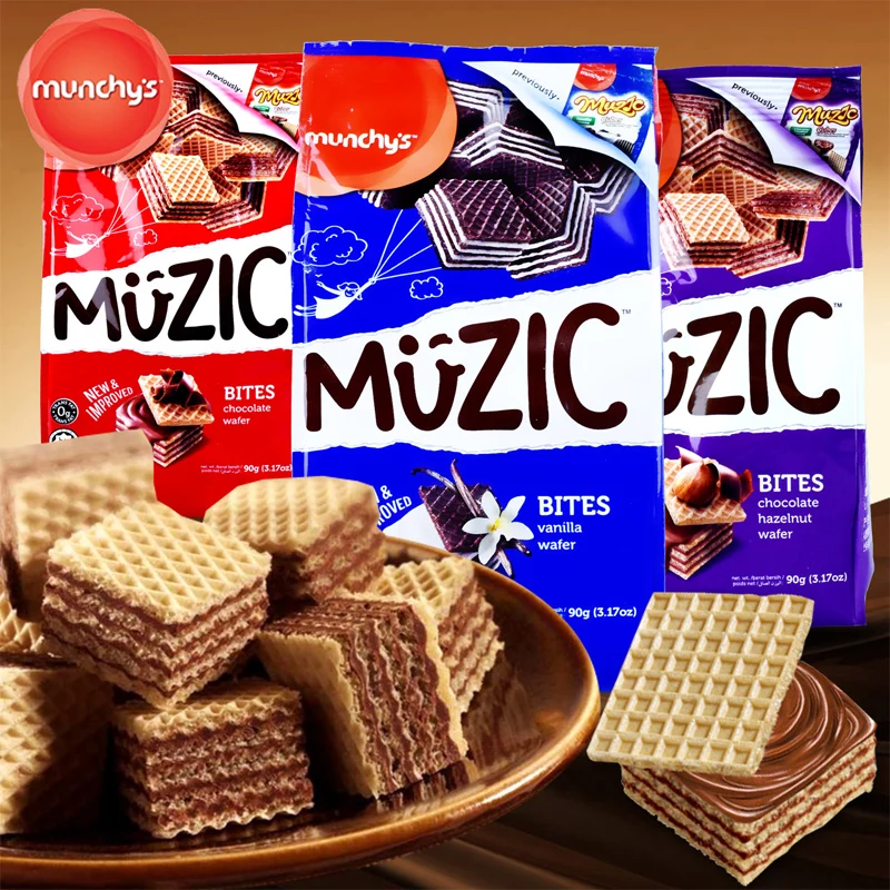 Malaysia imported biscuits Marchi wonderful new music new chocolate