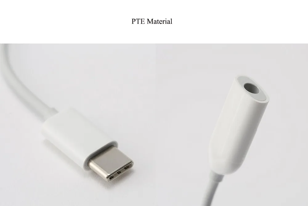 Xiaomi наушники адаптер Тип C до 3,5 мм с разъемом подачи внешнего сигнала AUX USB-C Мужской до 3,5 мм с разъемом подачи внешнего сигнала AUX Женский Для samsung S8 Mi6 Xiaomi 6