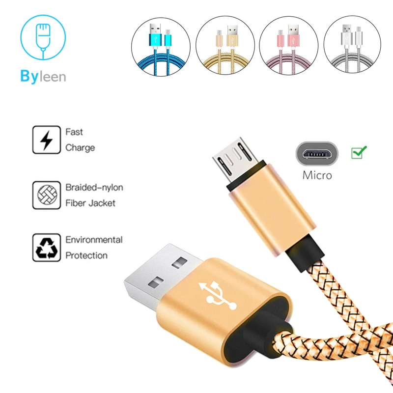 

2A Micro USB 2.0 Data Sync Fast Charging Cable for Xiaomi Redmi BQ Aquaris U, U Plus, U Lite, X5 Plus E5S E4.5 E6 M4.5 M5 M5.5