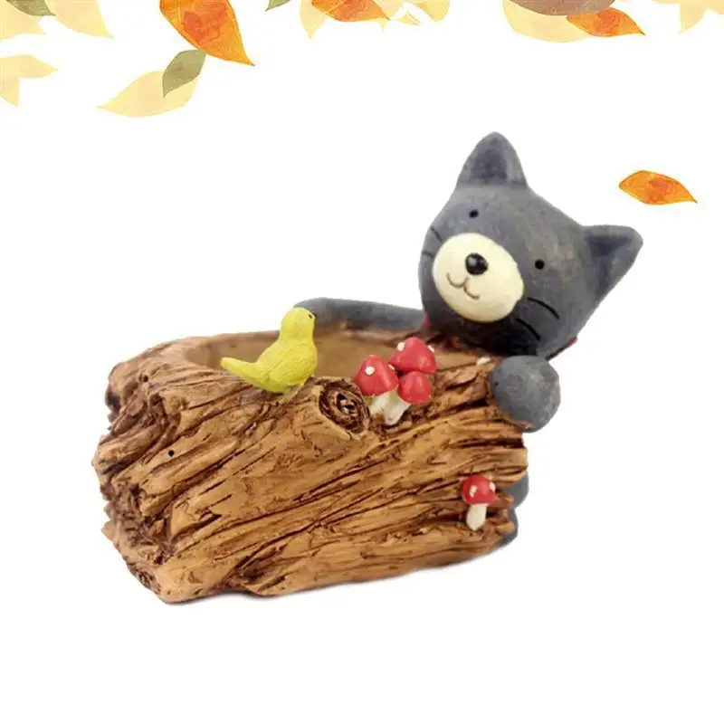 BESTOYARD мультфильм Kawaii креативный декоративный кот цветочный горшок ваза украшение дома детская комната Настольный Декор