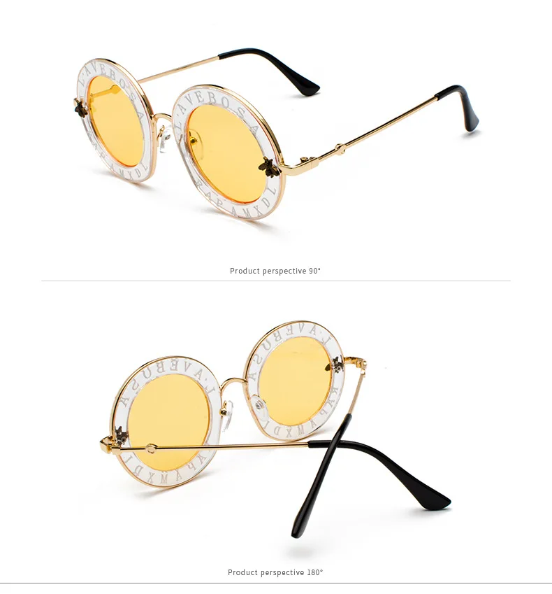 Новые модные Круглые Солнцезащитные очки женские брендовые дизайнерские винтажные градиентные солнцезащитные очки UV400 Oculos Feminino Lentes WarBLade