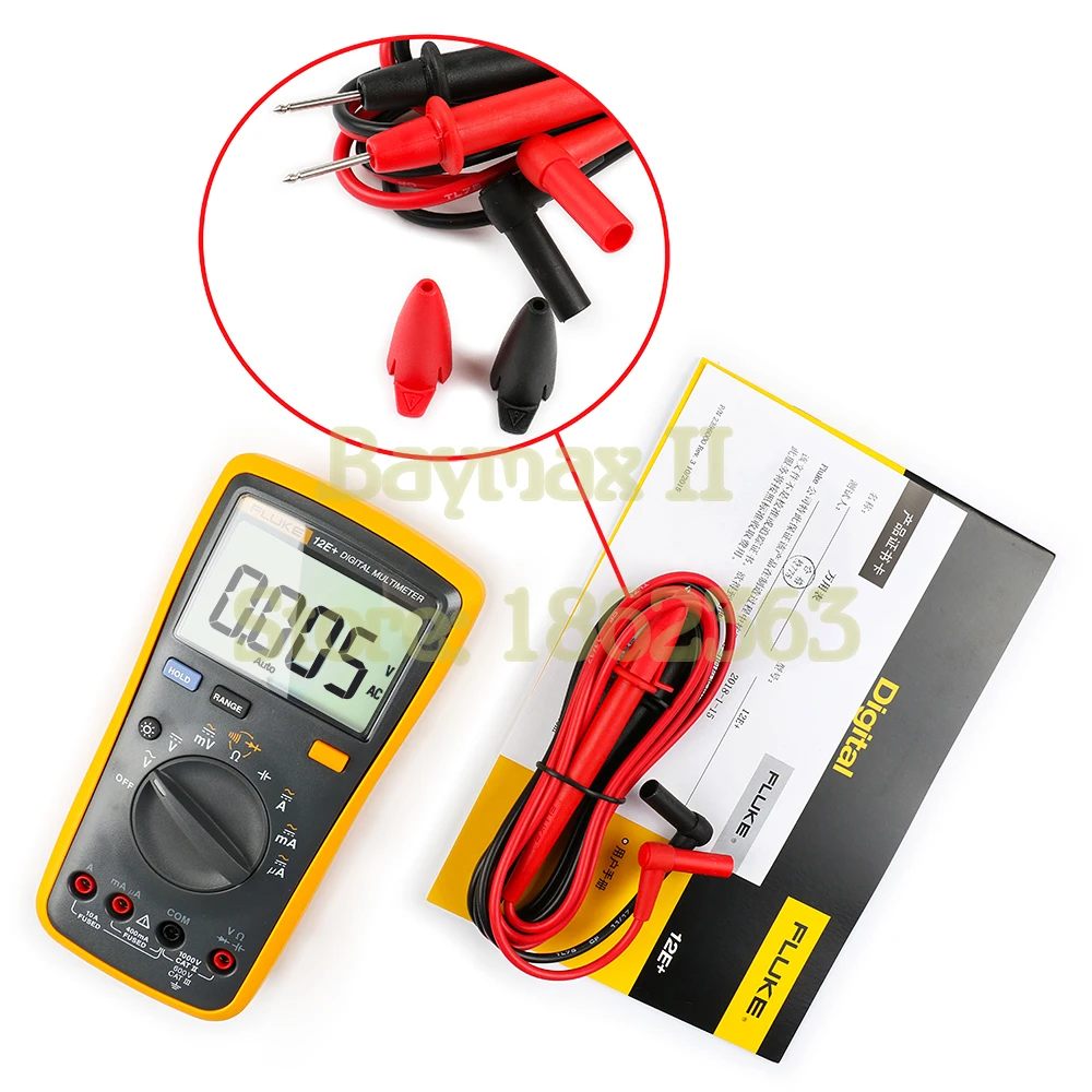 Цифровой мультиметр Fluke 12E + с автоматическим диапазоном тестер