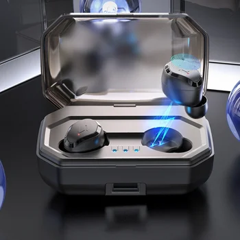

TWS Bluetooth 5.0 Wireless Touch Control Earbuds Noise Canceling Auto Pairing Wireless Headphones With 3000mAh Charging Box