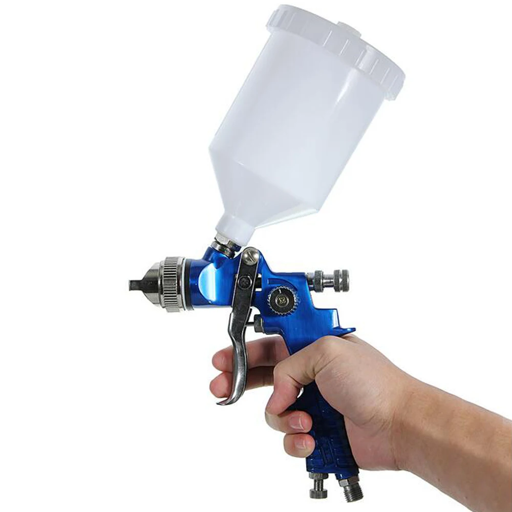 Pistola de ar Automotiva com Calibre Hvlp Ferramenta Ferramentas Pintura Loja 600cc 1.4mm