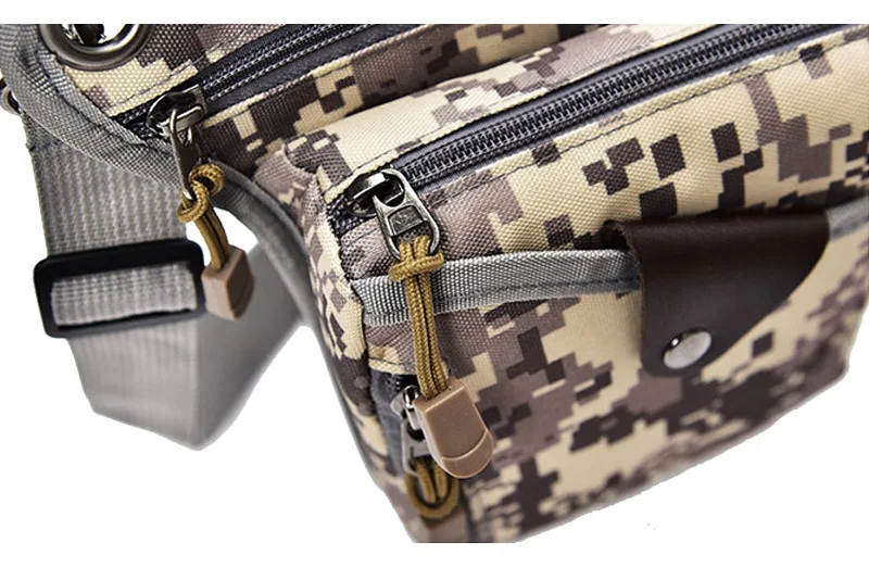 Fashion Nylon Men Legsbag New Unisex TacticalLeg Fanny Pack Casual Boys Waist Bags Multi-function Crossbody Shoulder Bags Male