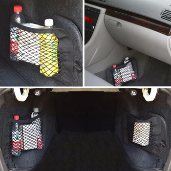 

Car Trunk Seat Elastic String Net Mesh Storage Bag For Toyota C-hr Kia Sportage Peugeot 3008 Honda Civic Hyundai Tucson Lada