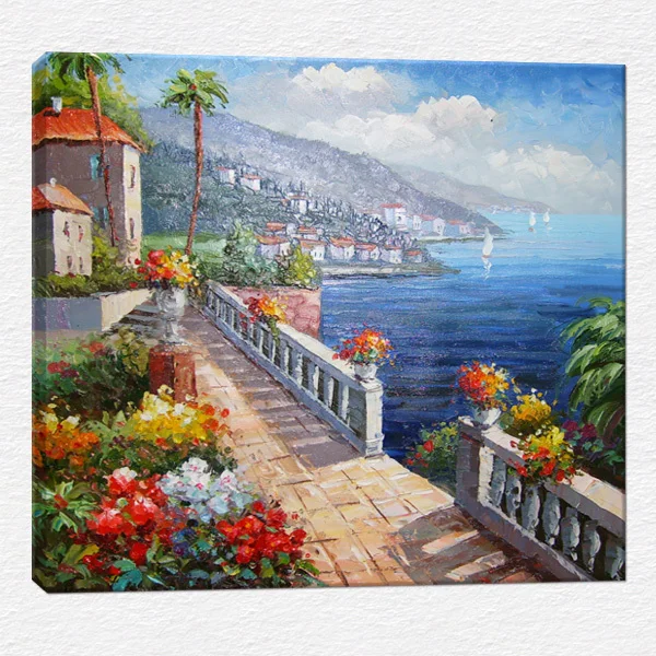 High quality on font b canvas b font font b painting b font palette knife font