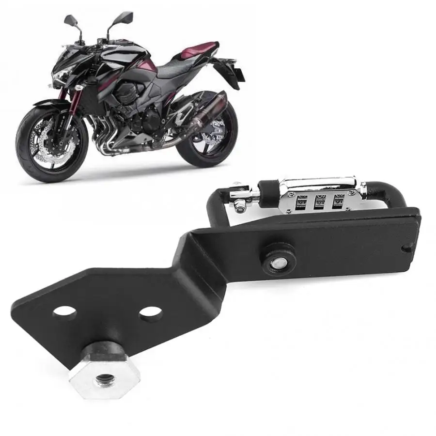 Helmet Lock Hook Motorcycle Password Helmet Lock Aluminium alloy for Kawasaki Z800/ZR800 2013