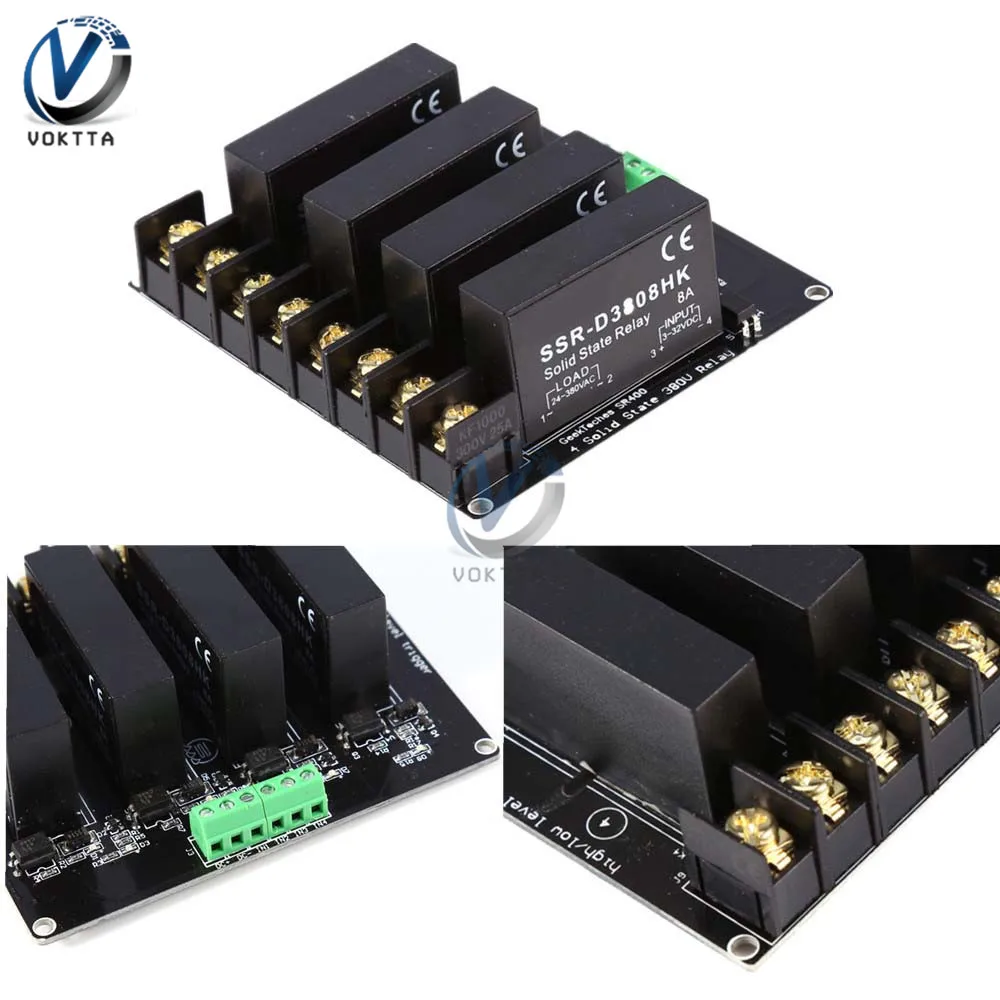 Modulo Relè Stato Solido 4 Canali 380V - Controller Per PLC E Automazione - Foto 7