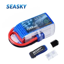 SEASKY 3S LiPo Battery 11.1V 1500mAh 75C RC battery lipo 11.1V Battery XT60 for FPV drone car bateria lipo