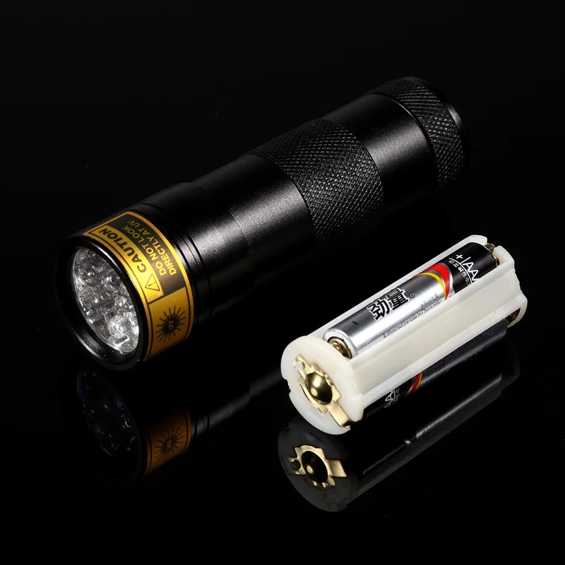 ALONEFIRE 12 Led 395nm ультра фиолетовый флэш светильник для кошек и собак домашних