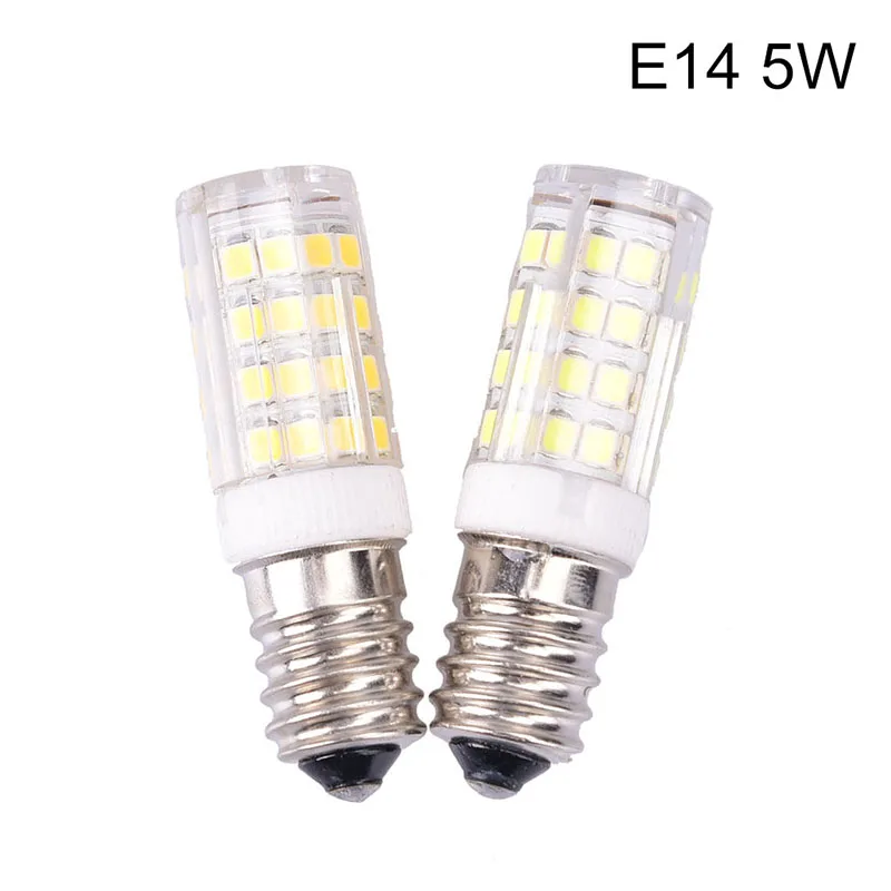 

1PC Corn Lamp LED Spotlight Replace Halogen Chandelier Light Warm White/ White E14 LED Bulb AC 200-240V LED Lamp 2835 SMD 5W