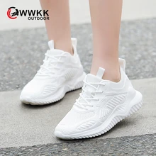 WWKK/ г. Осенняя обувь женская прогулочная обувь для отдыха женские нескользящие спортивные женские кроссовки на шнуровке для женщин zapatillas mujer deportiva