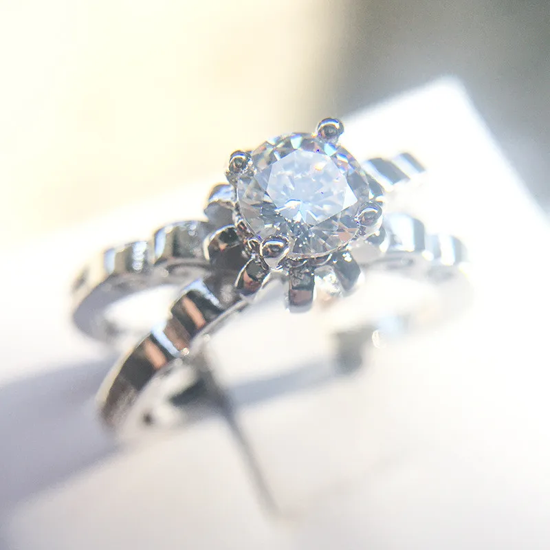 DODO Unique Design Intertwined Flower Crown Ring For Women Wedding Ring Cubic Zirconia Bud Cross Rings Bijoux Anel Anillos YR285 (3)