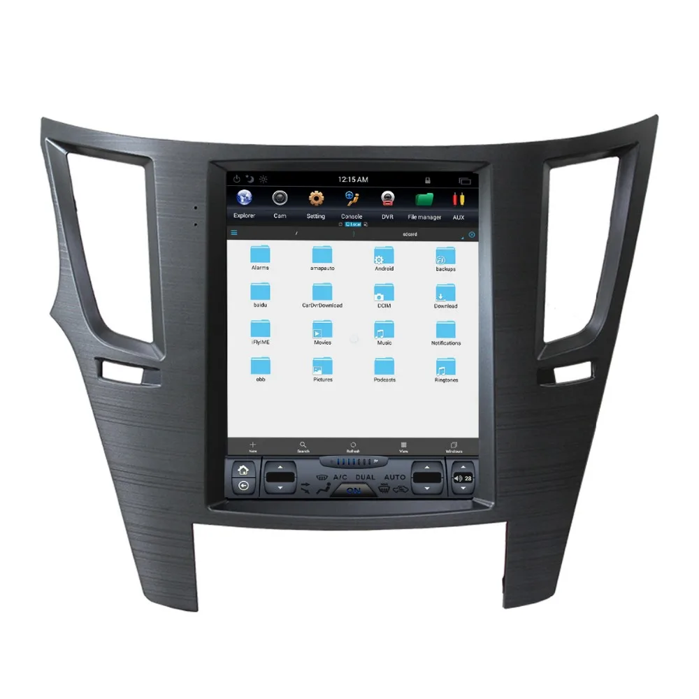Excellent ZWNVA Tesla Style ISP Screen Android 7.1 No DVD Player GPS Navigation Radio Screen For Subaru Legacy Outback 2009 2010 2012 2014 4