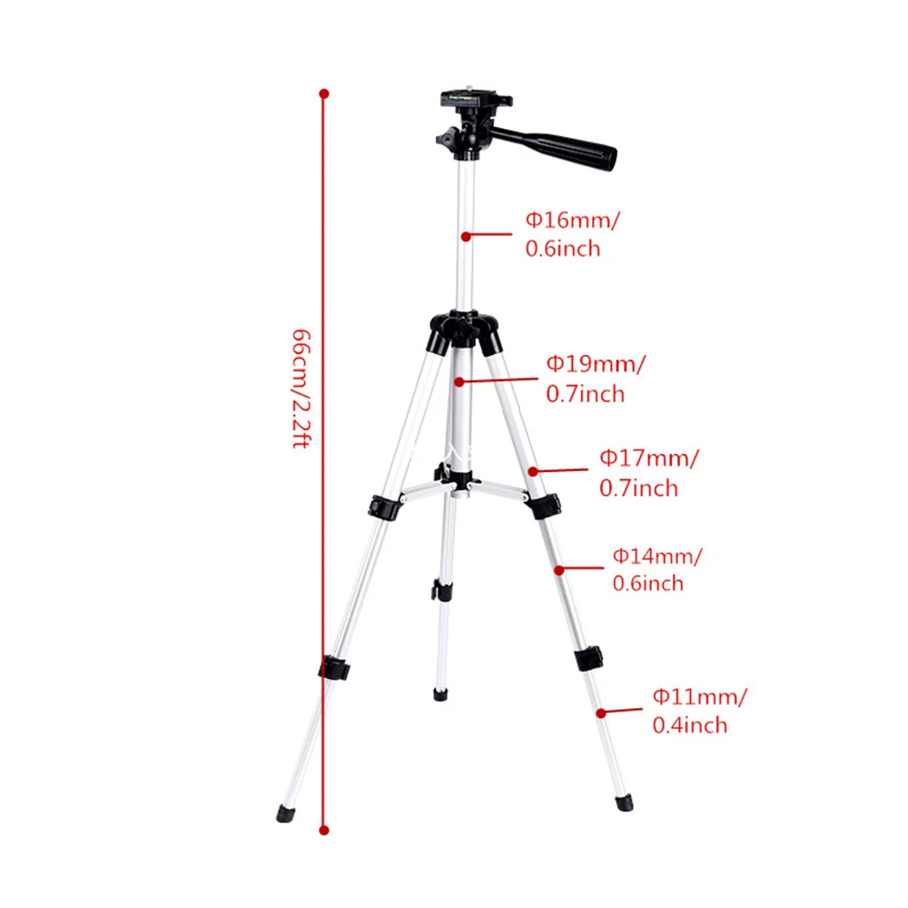  Aluminum Professional Telescopic Camera Tripod Stand Holder For Digital Camera Camcorder Tripod For