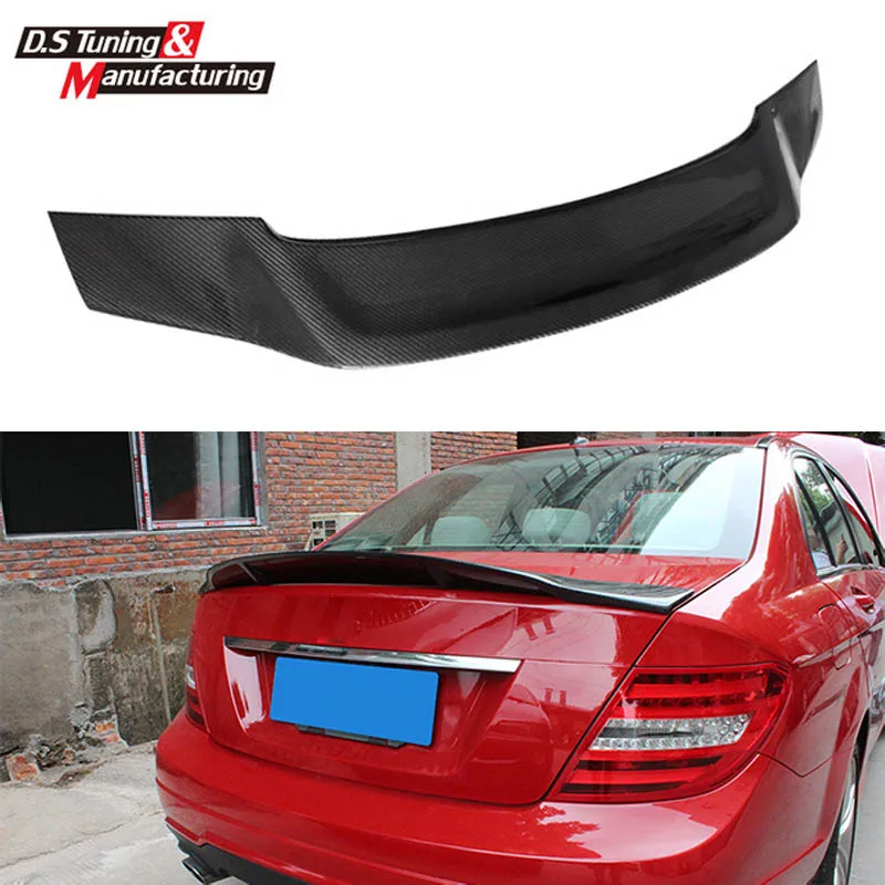 Car Styling for Mercedes W204 Spoiler Wing For C Class W204 2007 2013