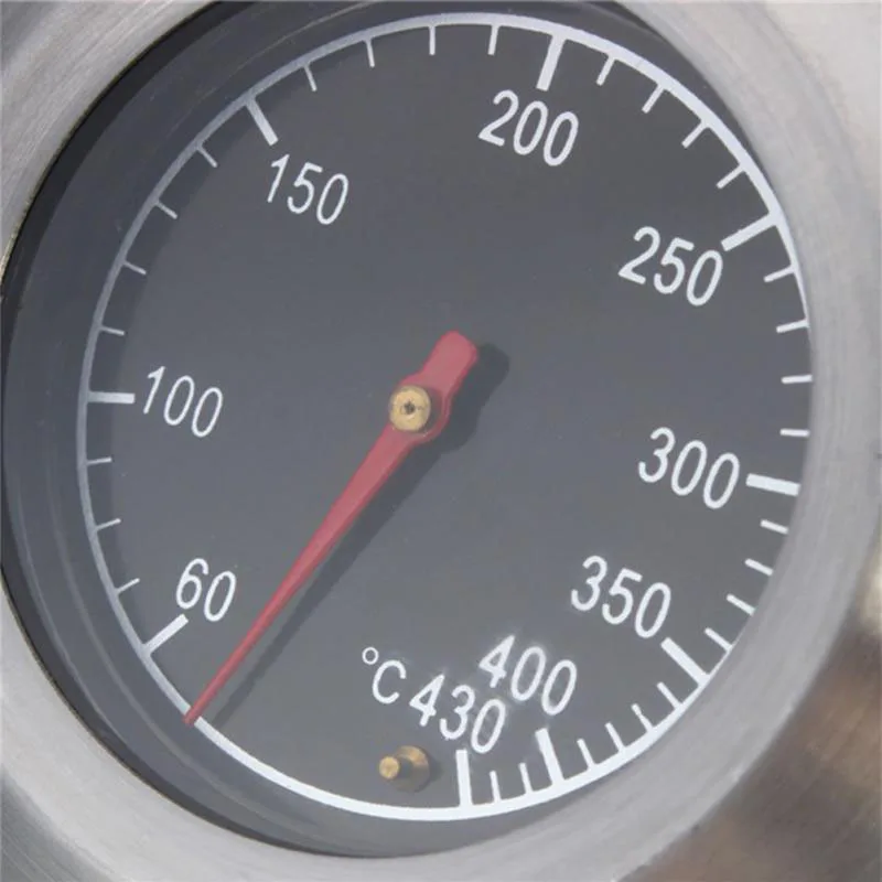 60 430 Centigrade Stainless Steel BBQ Barbecue Smoker Grill Thermometer Temperature Temp Gauge|grilling thermometer|smoker grill