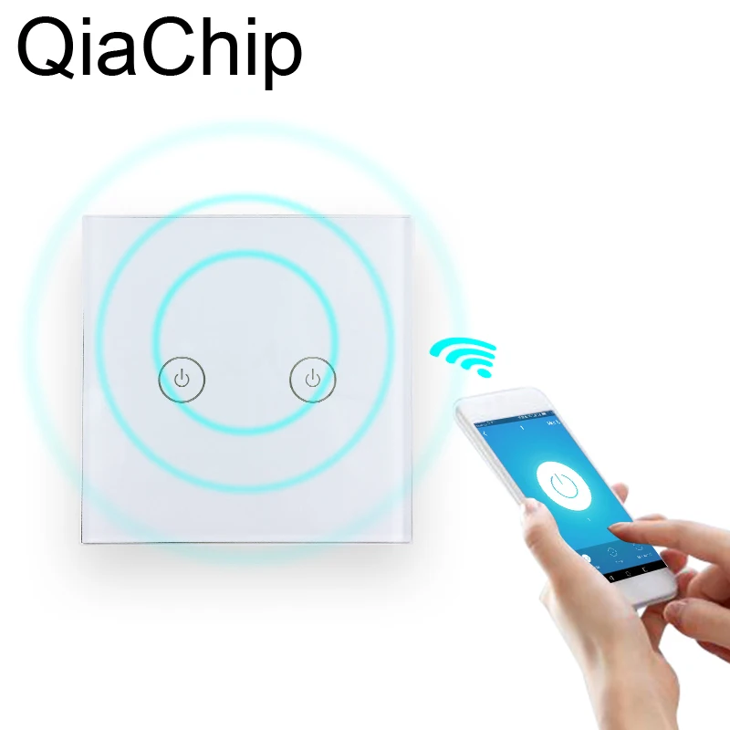 Wifi Remoto Ue Interruptor Tactil 2 Gant Wifi Interruptor De