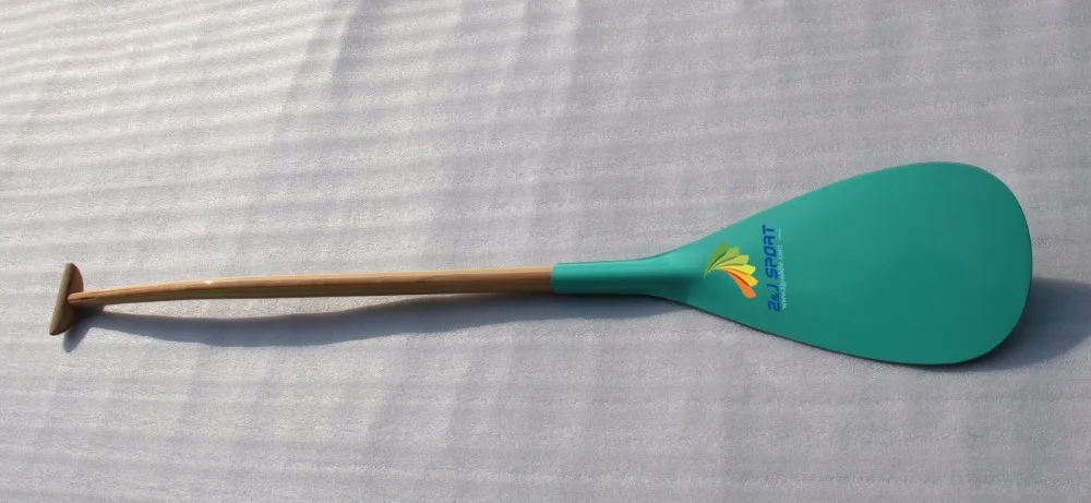 Hybrid Outrigger Canoe Paddle-Green01