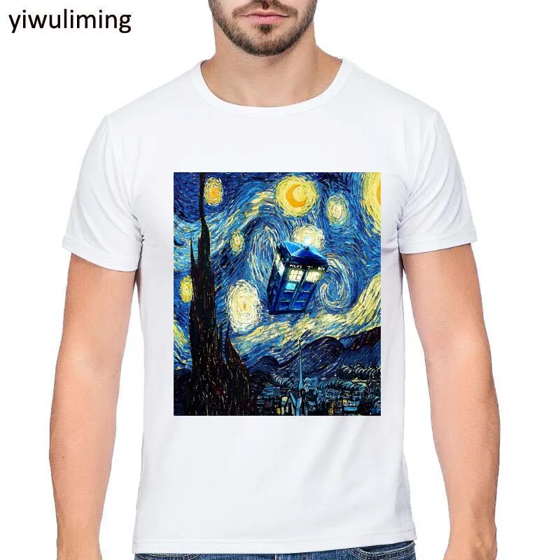 

Doctor Who Tardis Tshirts Print Dr Who T Shirt Fashion Clothing Exterminate SpaceShip Tees Man